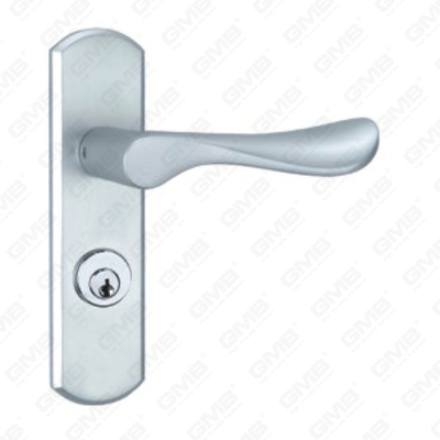 ידית דלת מאלומיניום חמצן על ידית דלת לוחית לוח (G377-G80)