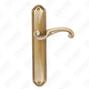 ידיות פליז ידית חומרה לדלת עץ מנעול ידית דלת על צלחת עבור מנעול שקע (B-PM3905-AB)