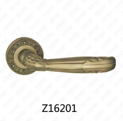 ידית דלת רוזטה מסגסוגת אבץ של Zamak עם רוזטה עגולה (Z16201)