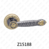 ידית דלת רוזטת אלומיניום מסגסוגת אבץ של Zamak עם רוזטה עגולה (Z15188)