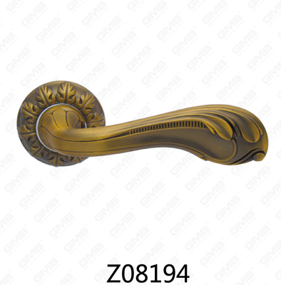 ידית דלת רוזטה מסגסוגת אבץ של Zamak עם רוזטה עגולה (Z08194)