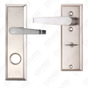 ידיות פליז ידית חומרה לדלת עץ מנעול ידית דלת על צלחת עבור מנעול שקע (B-PM115.94-SC)